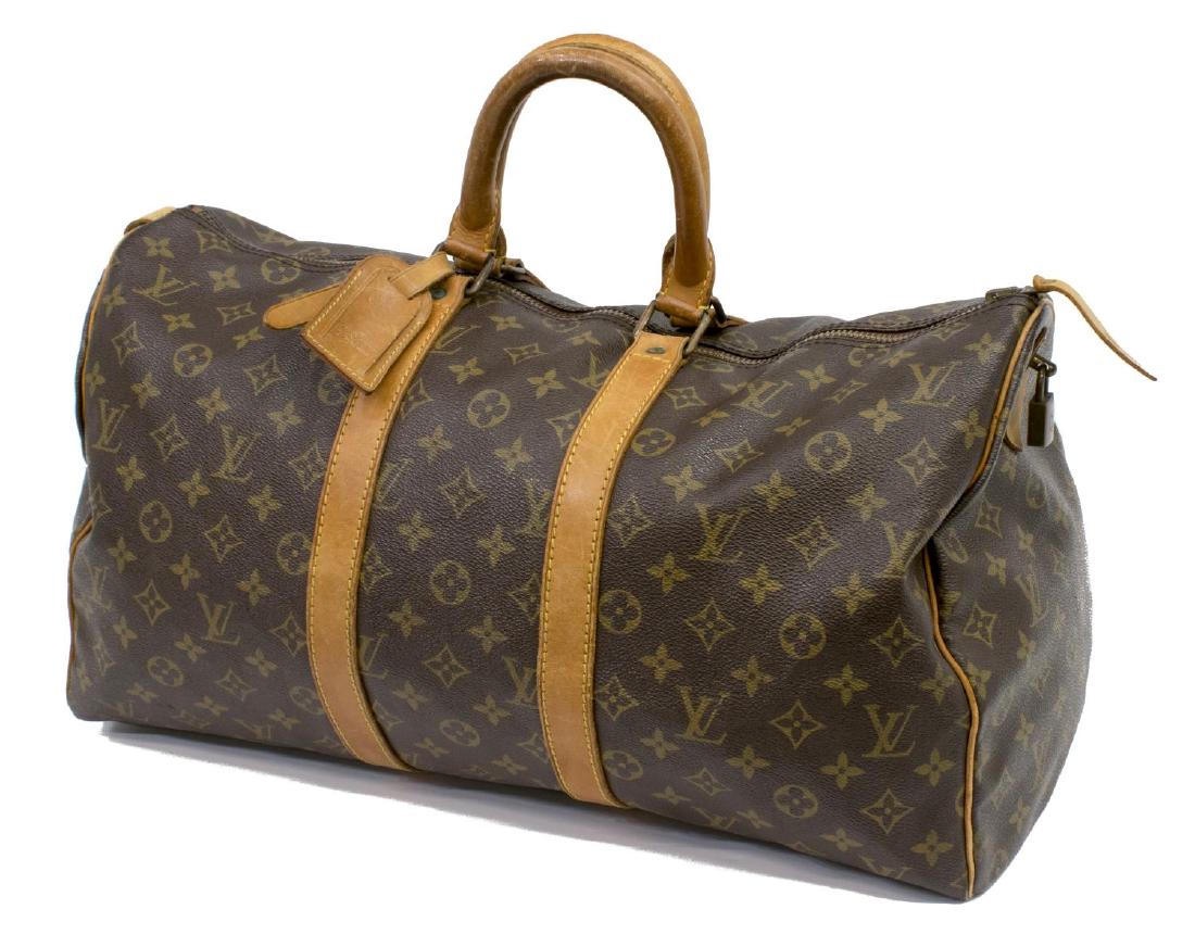 LOUIS VUITTON 'KEEPALL 45' TRAVELING DUFFLE BAG (1 of 4)