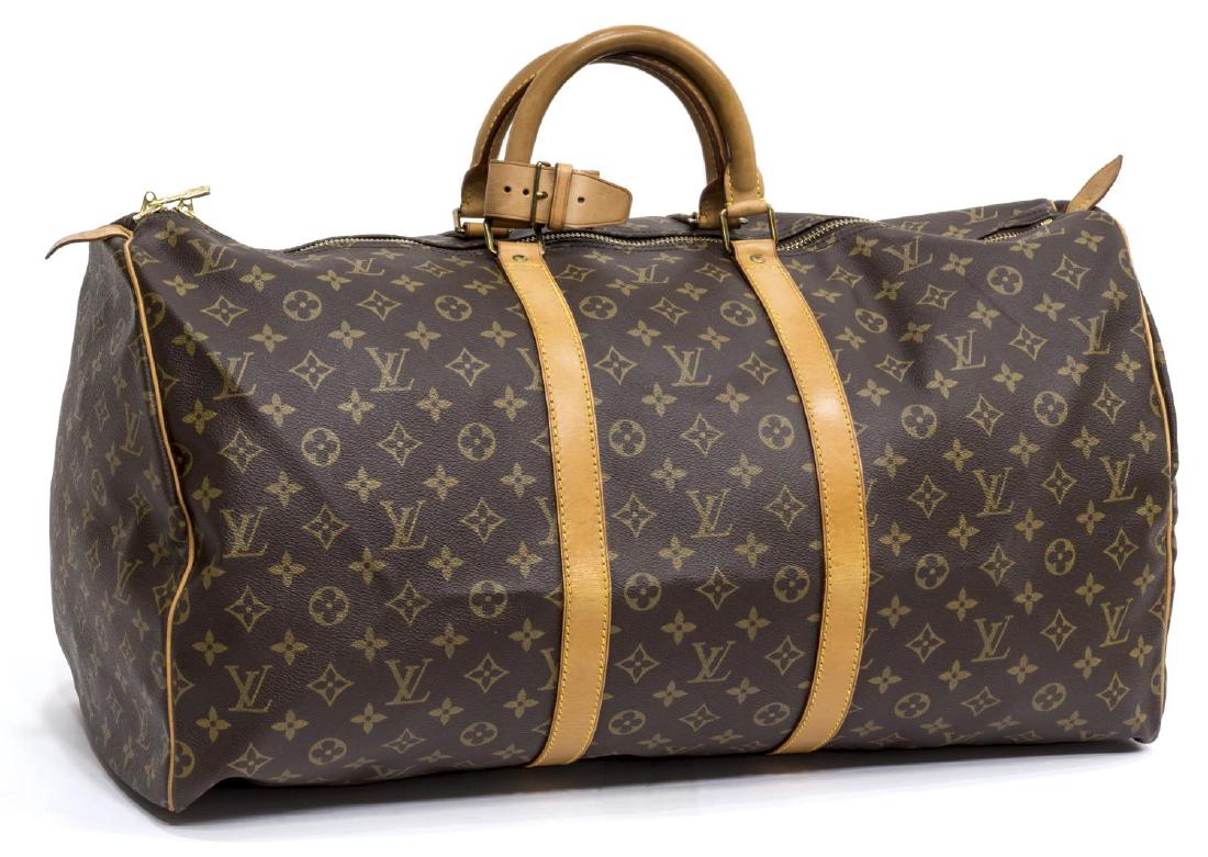 LOUIS VUITTON 'KEEPALL 55' MONOGRAM CANVAS DUFFLE (1 of 4)