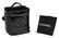 CHANEL BLACK PATENT LEATHER COSMETIC BAG