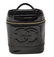CHANEL BLACK PATENT LEATHER COSMETIC BAG - 2