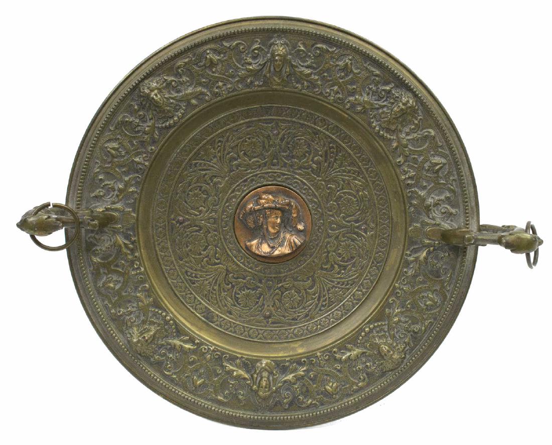 VICTORIAN FIGURAL CAST BRONZE DRAGON CARD TRAY (1 of 4)