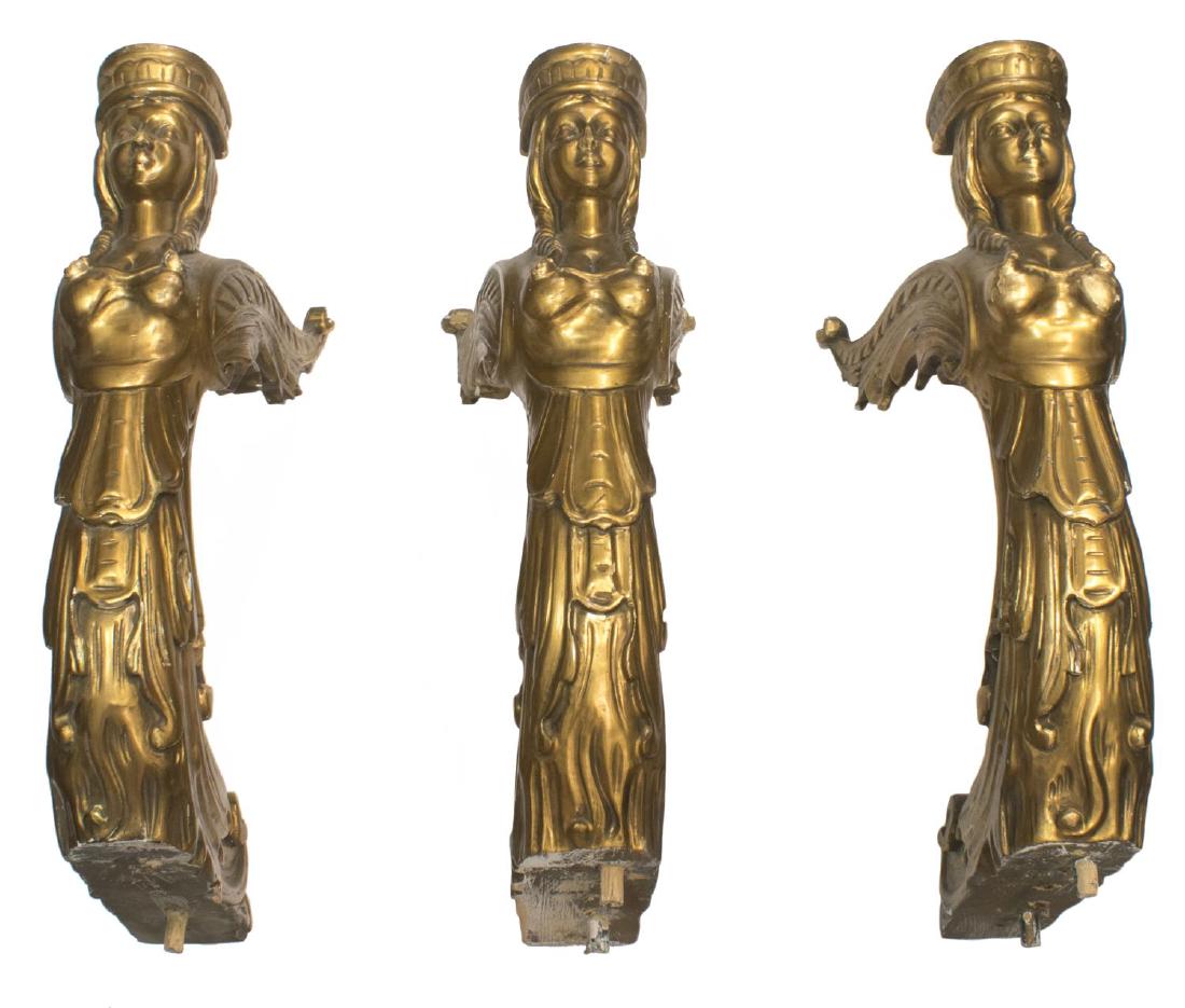 ANTIQUE SPHINX GILTWOOD ARCHITECTURAL ELEMENTS (1 of 3)