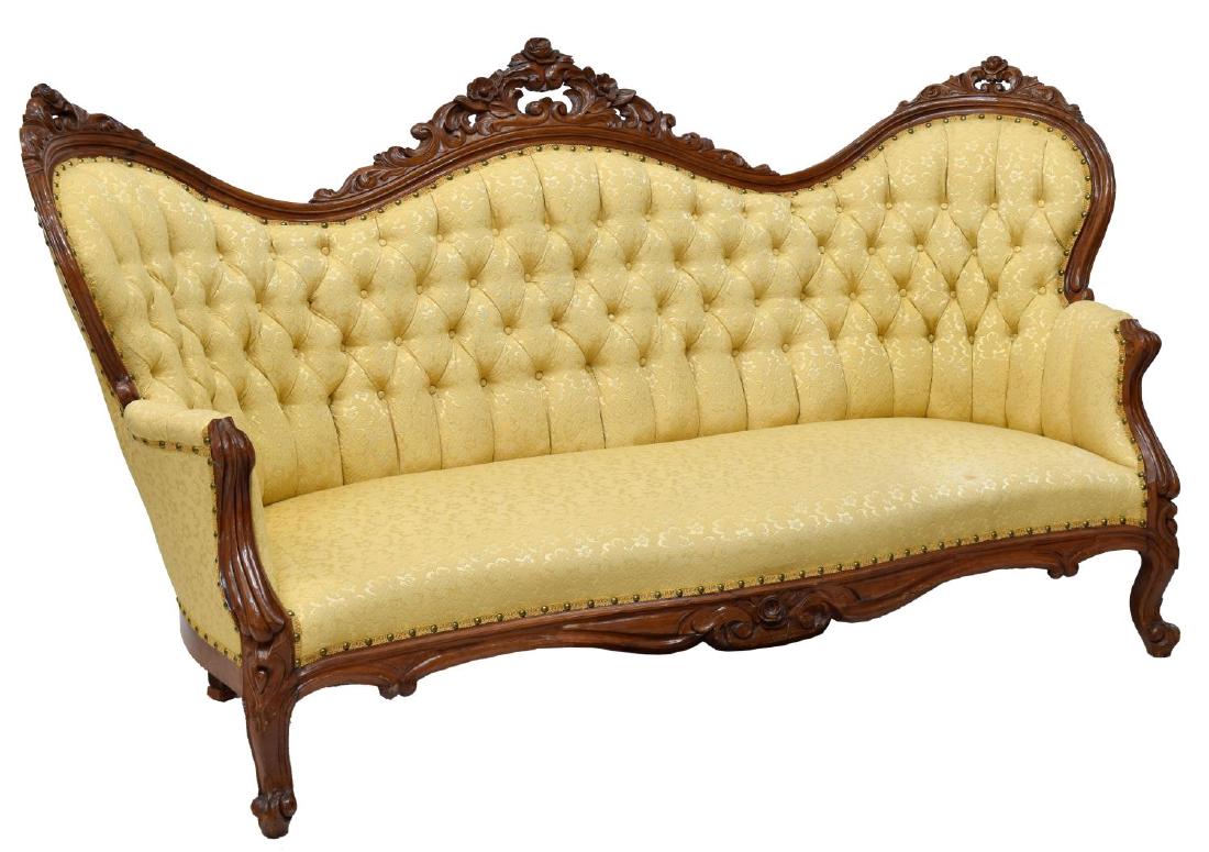 VICTORIAN BUTTON BACK SOFA (1 of 3)