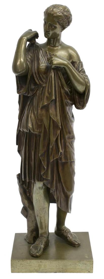 A. LEMAIRE PATINATED BRONZE, DIANE DE GABIES (1 of 6)