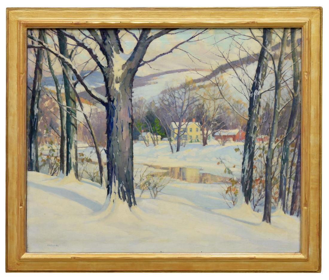 CLIFFORD ULP (NEW YORK, 1885-1957) WINTER PAINTING (1 of 5)