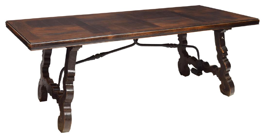 SPANISH PANEL TOP DINING TABLE (1 of 3)