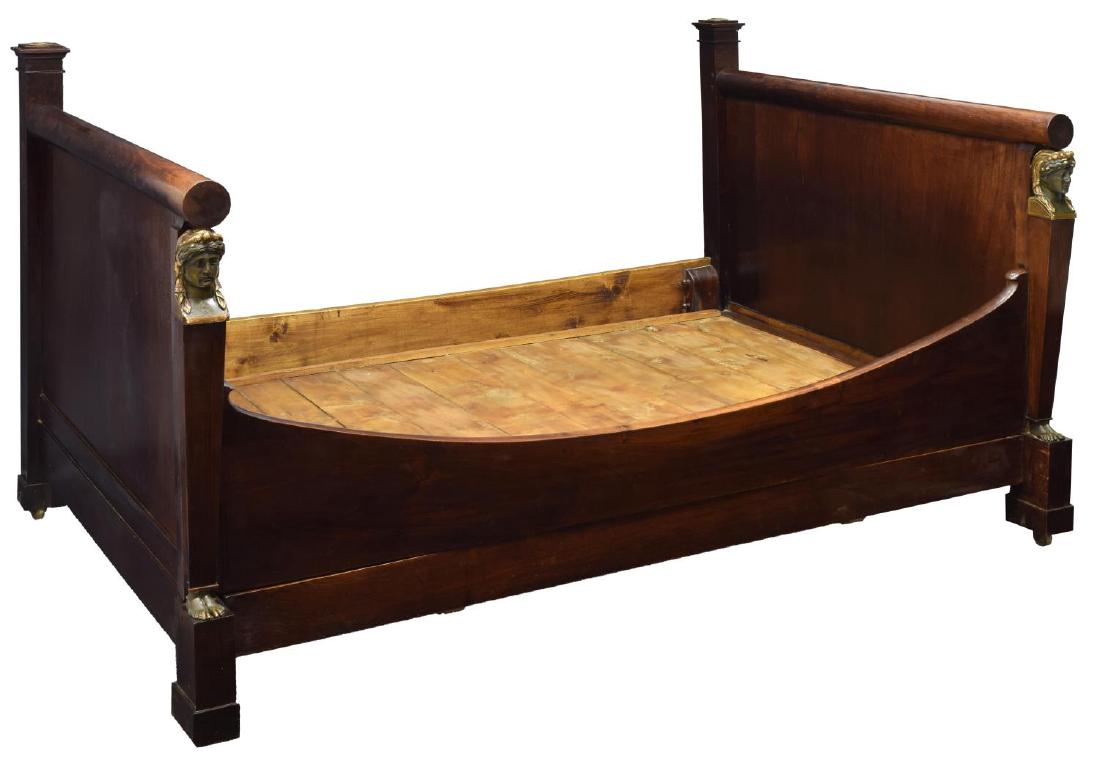 FRENCH EMPIRE STYLE DAYBED WITH TRUNDLE (1 of 6)