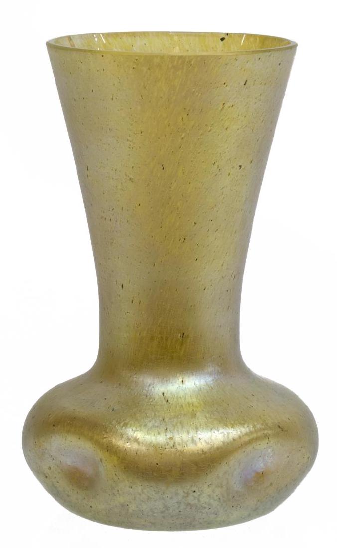 LOETZ (ATTRIB.) CANDIA PAPILLION IRIDESCENT VASE (1 of 4)
