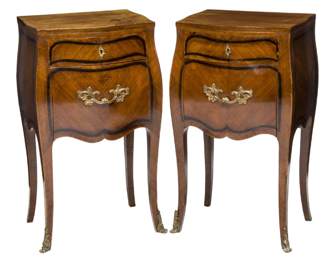 (2) DUCROT ITALIAN LOUIS XV STYLE BEDSIDE CABINETS (1 of 3)