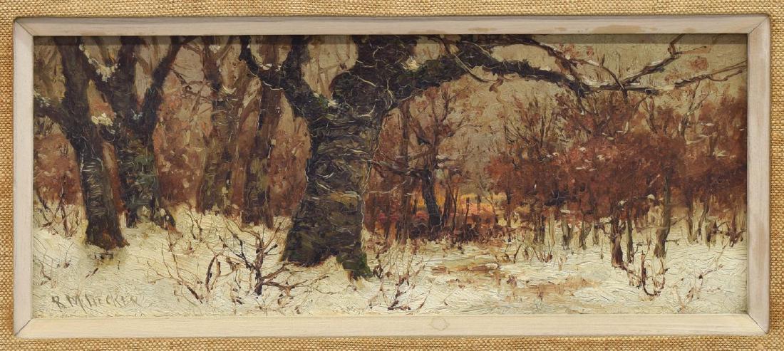 ROBERT MELVIN DECKER (1847-1921) OIL ON BOARD (1 of 6)