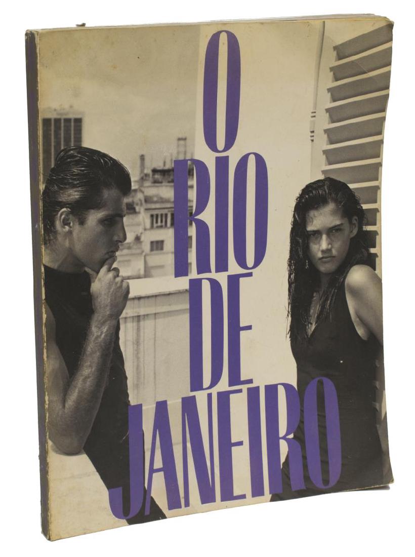 BOOK: "O RIO DE JANIERO", BRUCE WEBBER: Book: "O Rio De Janeiro, A Photographic Journal by Bruce Weber", Alfred Knopf, New York 1986, soft cover, 130 plates, (Bruce Weber, Pennsylvania, Fashion Photographer, b. 1946), 14.5"h, 11.25"w, Start