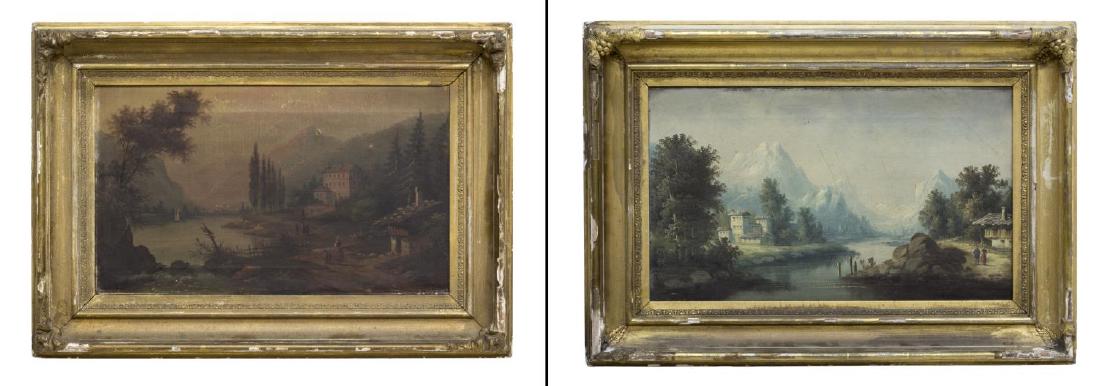 (2) FRAMED OIL ON CANVAS PAINTINGS, LANDSCAPES (1 of 7)