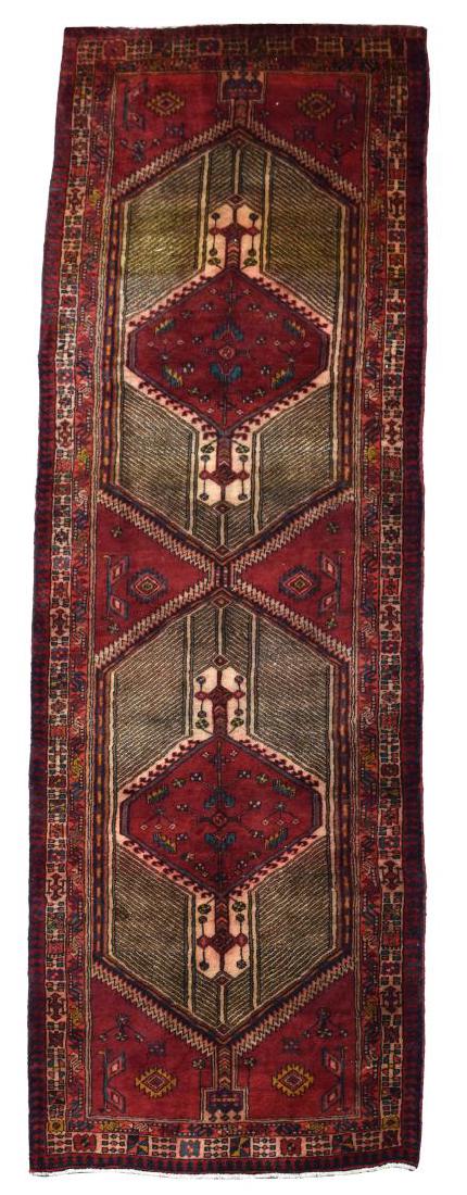 HAND-WOVEN PERSIAN SARAB RUNNER RUG, 3'5" x 11'7" (1 of 3)