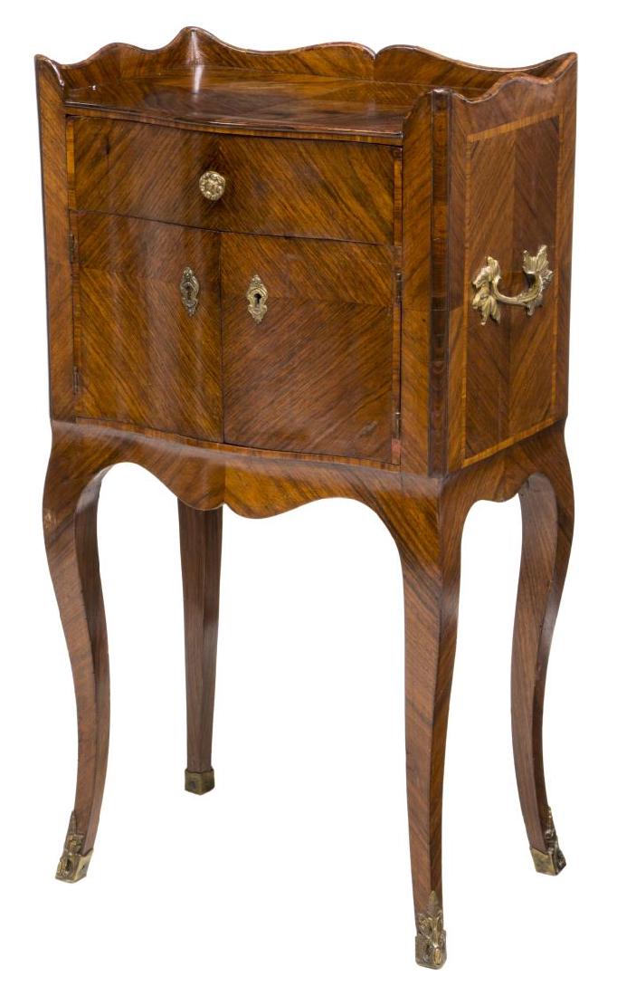 DUCROT ITALIAN LOUIS XV STYLE BEDSIDE CABINET (1 of 4)