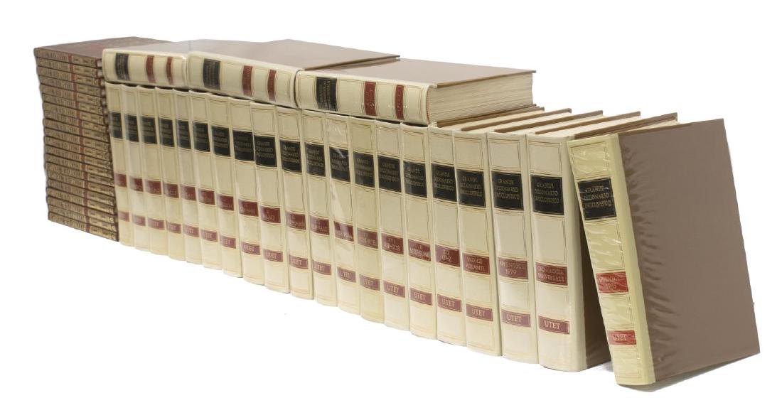(43)ITALIAN ENCYCLOPEDIA & BOOKS FOR LIBRARY SHELF (1 of 8)