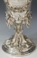 GERMAN 800 SILVER PRESENTATION GRAPE VINE POKAL - 3