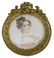 FRAMED SIGNED MINIATURE PORTRAIT OF A LADY - 3