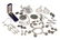 HUGE GROUP 900, STERLING & METAL ESTATE JEWELRY