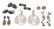 HUGE GROUP 900, STERLING & METAL ESTATE JEWELRY - 3