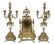 LOUIS XV STYLE SAMUEL MARTI CLOCK & GARNITURES - 6