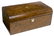 LARGE ANTIQUE BURLWOOD TRAVELING LAP DESK