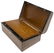 LARGE ANTIQUE BURLWOOD TRAVELING LAP DESK - 5
