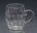 (15) COLORLESS THUMBPRINT CUT GLASS PUNCH SERVICE - 2