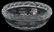 LALIQUE "MESANGES" ART CRYSTAL COUP BOWL, 9" DIAM.