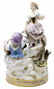 MEISSEN PORCELAIN PASTORAL FIGURAL GROUP MODEL F94 - 3