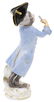 MEISSEN PORCELAIN FIGURE MONKEY PLAYING TRIANGLE - 3
