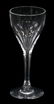 (17) ST LOUIS BRISTOL CUT CRYSTAL CORDIAL GLASSES - 2