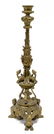 (2) ANTIQUE GERMAN BRONZE FIGURAL CANDLESTICKS - 2