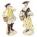 (2) MEISSEN PORCELAIN FIGURES, GRAPE SELLERS
