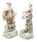 (2) MEISSEN STYLE PORCELAIN FIGURES, MAN & LADY