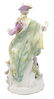 (2) MEISSEN STYLE PORCELAIN FIGURES, MAN & LADY - 3