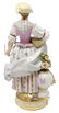 (2) MEISSEN PORCELAIN FIGURES, GIRL & BOY GARDENER - 3