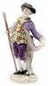 MEISSEN PORCELAIN FIGURE BOY WITH WALKING STICK