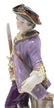 MEISSEN PORCELAIN FIGURE BOY WITH WALKING STICK - 2
