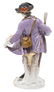 MEISSEN PORCELAIN FIGURE BOY WITH WALKING STICK - 3