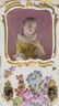 (2) PORCELAIN FEMALE FIGURES WOMAN IN SEDAN CHAIR - 2
