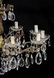 ITALIAN GILT METAL & CRYSTAL TEN-LIGHT CHANDELIER - 2