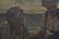 GILT FRAMED PAINTING, WOMEN AT SHORE, A. DELORME - 3