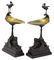(2) FRENCH EMPIRE STYLE SPHINX IBIS CANDLE HOLDERS
