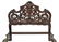ITALIAN BAROQUE STYLE HEAVILY CARVED BED - 3