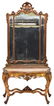 LOUIS XV STYLE GILT CONSOLE TABLE & MIRROR - 2