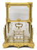 FRENCH DORE BRONZE & CRYSTAL TANTALUS SET - 4