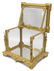 FRENCH DORE BRONZE & CRYSTAL TANTALUS SET - 5