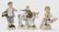 (3) DIMINUTIVE MEISSEN PORCELAIN FIGURES