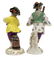 (2) MEISSEN PORCELAIN FIGURES WITH INSTRUMENTS - 2