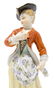 (2) MEISSEN PORCELAIN FIGURES, LADY & SPYGLASS BOY - 4